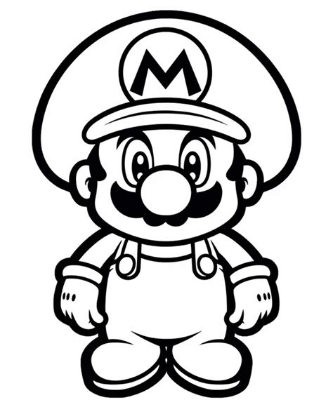 🖍️ Kleine Baby Mario Gratis Kleurplaat Om Te Printen