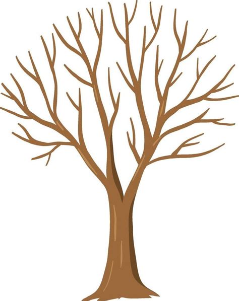 A Tree With No Leaves On It Is Shown In An Image That Appears To Have