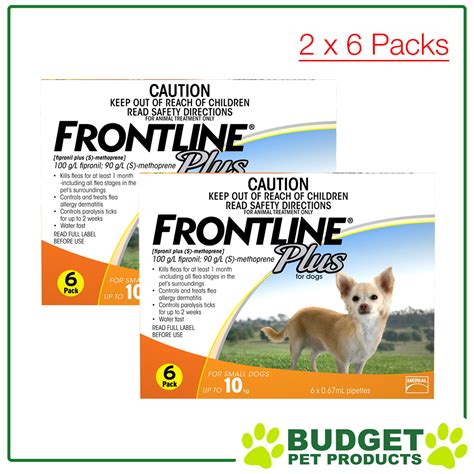 Frontline Plus Flea And Tick Treatment For Dogs And Cats 12 Pack