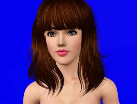 Newsea`s Mistletoe Hairstyle Retextured The Sims 3 Catalog