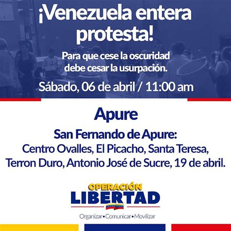 Apure Conozca Los Puntos De Concentración De Operación Libertad En La Entidad