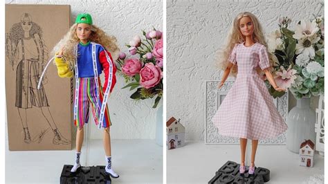 Обзор куклы Barbie BMR 1959 блондинки Милли и ее преображение - YouTube