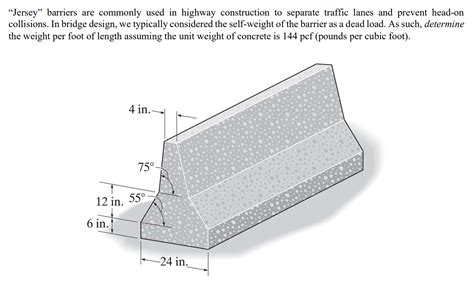 Jersey Barrier Weight Per Foot Blog Dandk