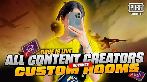 PUBG MOBILE LIVE CUSTOM ROOMS PUBG ADVANCE CUSTOM ROOMS UC GIVEAWAY