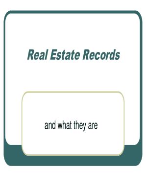 Fillable Online Recording Real Estate Documents Time Is Priority