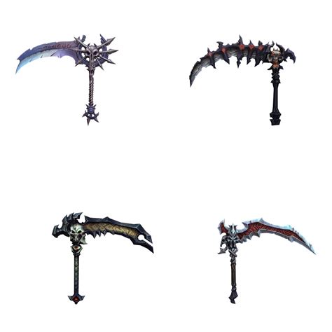 Fantasy Scythe Collection 3d Model By Cghriggs