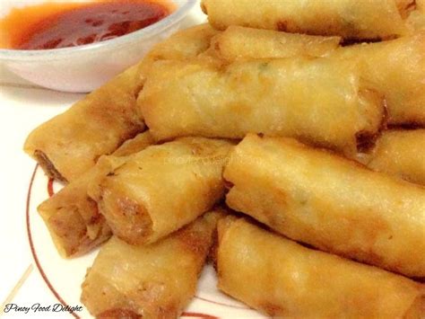 Lumpiang Shanghai Filipino Spring Rolls Pinoy Food Delight