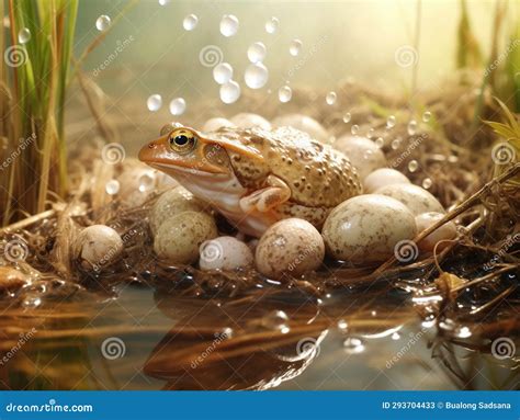 Ai Generated Illustration Wildlife Concept Of Common Frog Stock Illustration Illustration Of