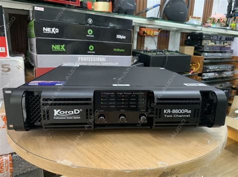 Cục đẩy Main KoraD KR-8600 Plus 3 kênh, 42 sò chính hãng | Vinakara.com