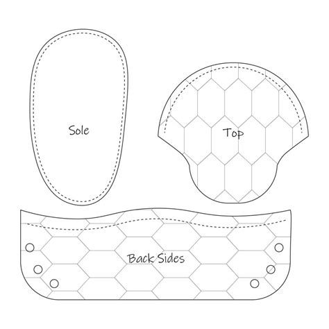Printable Baby Moccasin Pattern Printable Jd