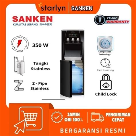 Jual SANKEN Dispenser HWD C500E Kompresor C500E Galon Bawah HWD C500E