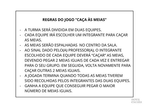 Noção de números pares jogo Caça às meias Planos de aula 1º ano