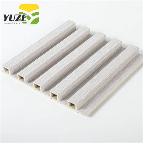 High Quality Indoor Wood Composite Wall Panel Interior Fluted Panels