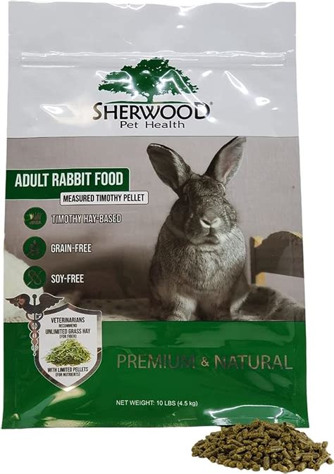 Amazon Sherwood Pet Health Adult Rabbit Food Timothy Hay Pellet