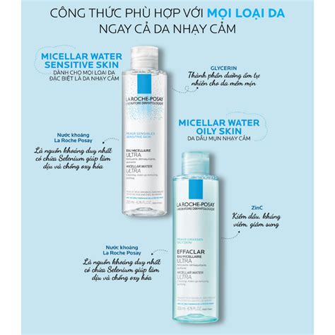 Nước Tẩy Trang Dành Cho Da Nhạy Cảm La Roche Posay Micellar Water Ultra Sensitive Skin 400ml