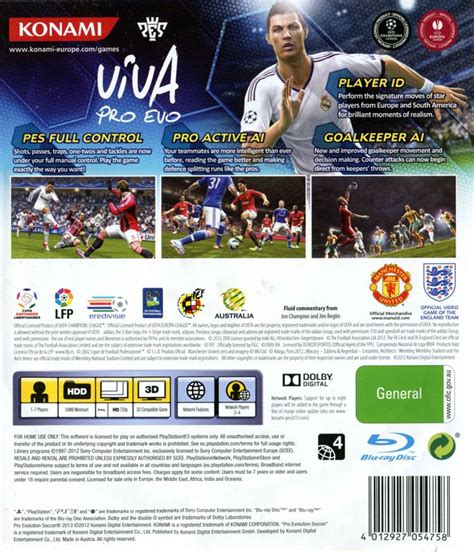 Pes 2013 Pro Evolution Soccer Cover Or Packaging Material Mobygames