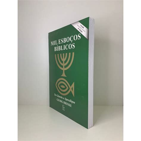 Livro Mil Esboços Bíblicos Georg Brinke Shopee Brasil