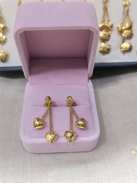 Dangle Earrings Karat Saudi Gold Commercial Lazada Ph