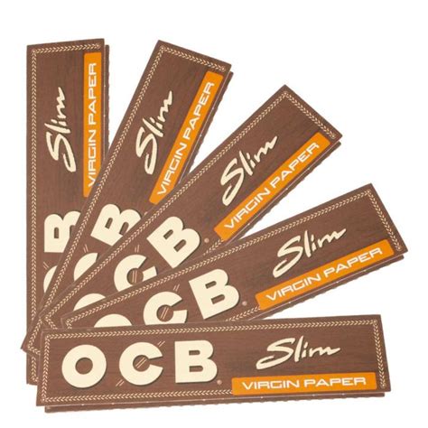 Ocb Virgin King Size Slim Rolling Papers Headstash Bcn