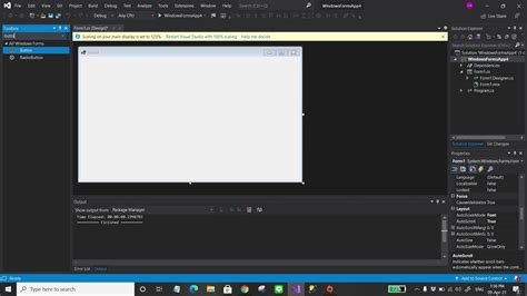 How To Set Scrollbar In Winforms C Visual Studio Youtube