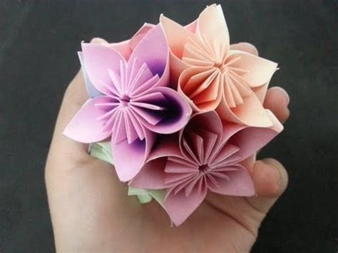 Como Fazer Um Kusudama Flor Flores Artesanato Tutorial De Flor