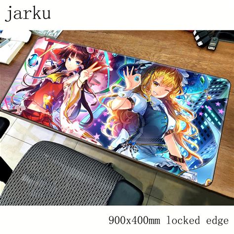 Touhou Mousepad Oyun Karikat R 900x400mm Oyun Mouse Pad Ev Diz St Pc