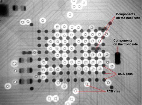 X Ray Inspection Of A BGA