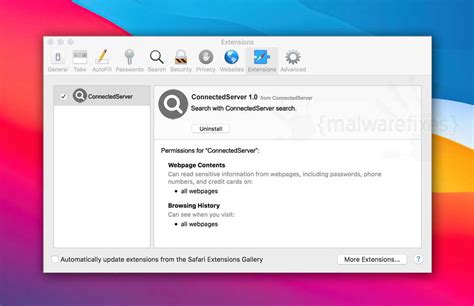 ConnectedServer Adware Removal Mac MalwareFixes