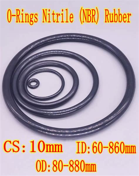 Mm Cross Section O Rings Nitrile Nbr Rubber Metric Oring Seals