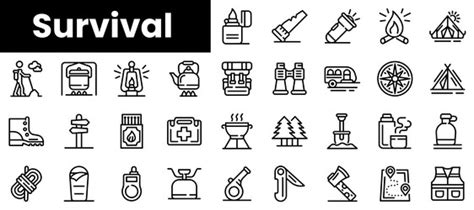 Survival Kit Vector Images Over 2600