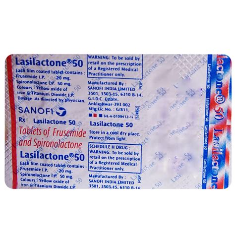 Lasilactone 50 Tablet 10s Price Uses Side Effects Composition