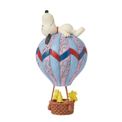 Snoopy Laying On Hot Air Ballo Jim Shore