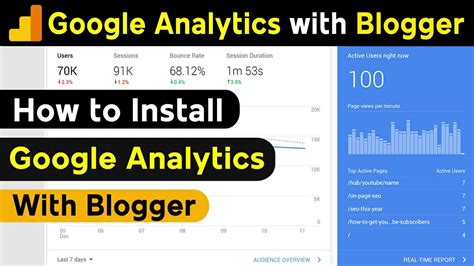 How To Setup Google Analytics In Blogger Urdu Hindi Youtube