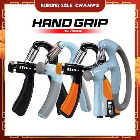 Jual Champs Handgrip Dig Counter Set Kg Olahraga Tangan Adjustable