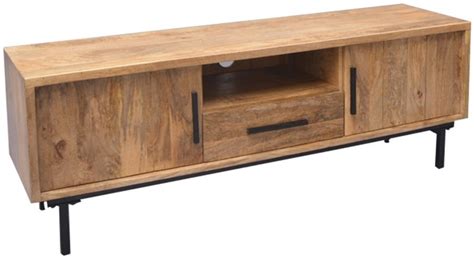 Tv Meubel Jayden Mango 150 Cm Gratis Thuisbezorgd Houten Meubel Outlet