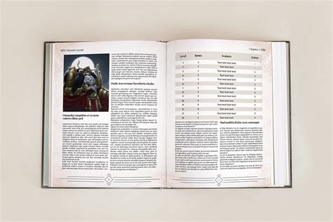 RPG Handbook Design on Behance