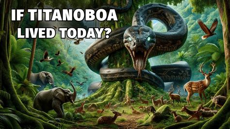 What If Titanoboa Snake Didn T Go Extinct I Titanoboa Snake Monster