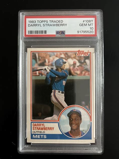 Darryl Strawberry Topps Traded T Base Price Guide Sports