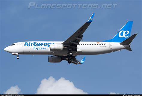 EC NZR Air Europa Express Boeing 737 8AS WL Photo By Chris Pitchacaren