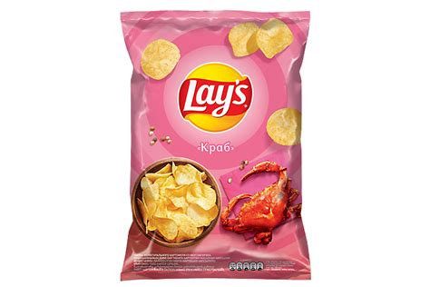 Чипсы «Lay's» Краб, 81 г – купить по приятной цене с доставкой на дом в ...