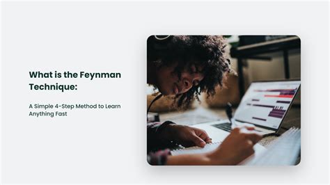 What Is The Feynman Technique A Simple 4 Step Method To Learn Anything