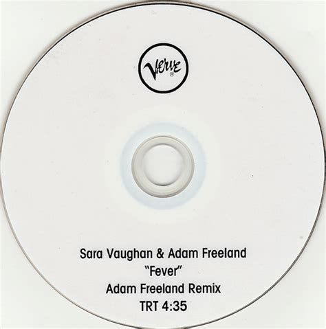 Sarah Vaughan Fever Adam Freeland Remix 2005 DVDr Discogs