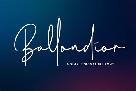 Ballondior Font By Abodaniel Creative Fabrica