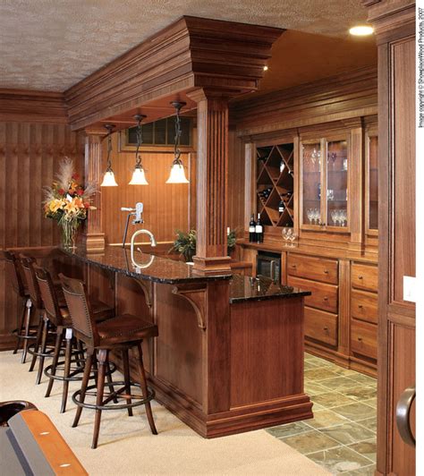 Showplace Cabinets Living Room Traditional Home Bar Other By