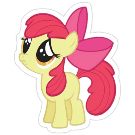 "Sad AppleBloom" Stickers by imscootaloo | Redbubble