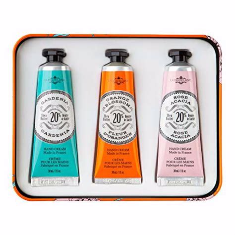 La Chatelaine Hand Cream Trio Tin Gift Set Plant Based Made In France