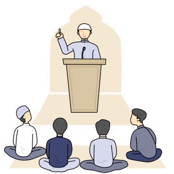 Dawah While Sitting Illustration, Dawah, Islam, Speech PNG Transparent ...