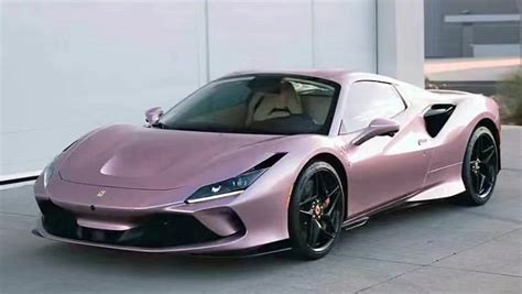 118 Hh Model Ferrari F8 Spider Berry Pink Limit 30 Pieces