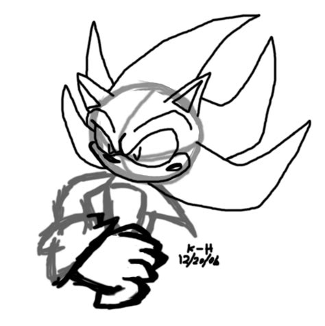 Super Sonic Incomplete By Knuckle Head On Deviantart