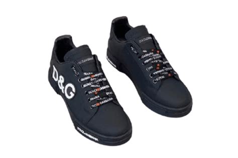 דולצ ה וגבאנה D G Shoes Dark Black MALLSHOES קניון המותגים נעלי נייק